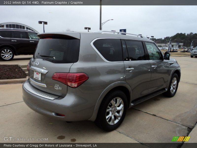 Platinum Graphite / Graphite 2012 Infiniti QX 56 4WD