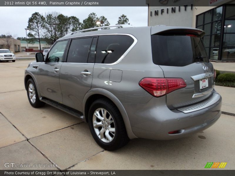 Platinum Graphite / Graphite 2012 Infiniti QX 56 4WD