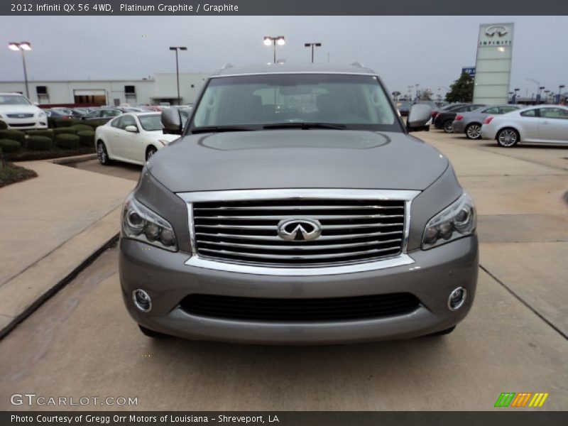 Platinum Graphite / Graphite 2012 Infiniti QX 56 4WD