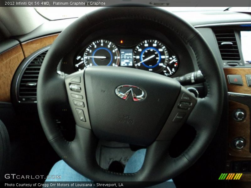 Platinum Graphite / Graphite 2012 Infiniti QX 56 4WD