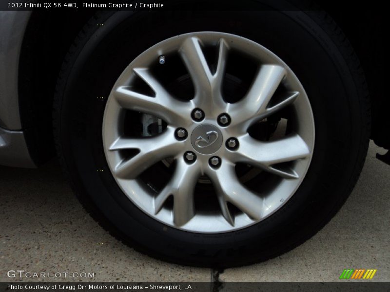  2012 QX 56 4WD Wheel
