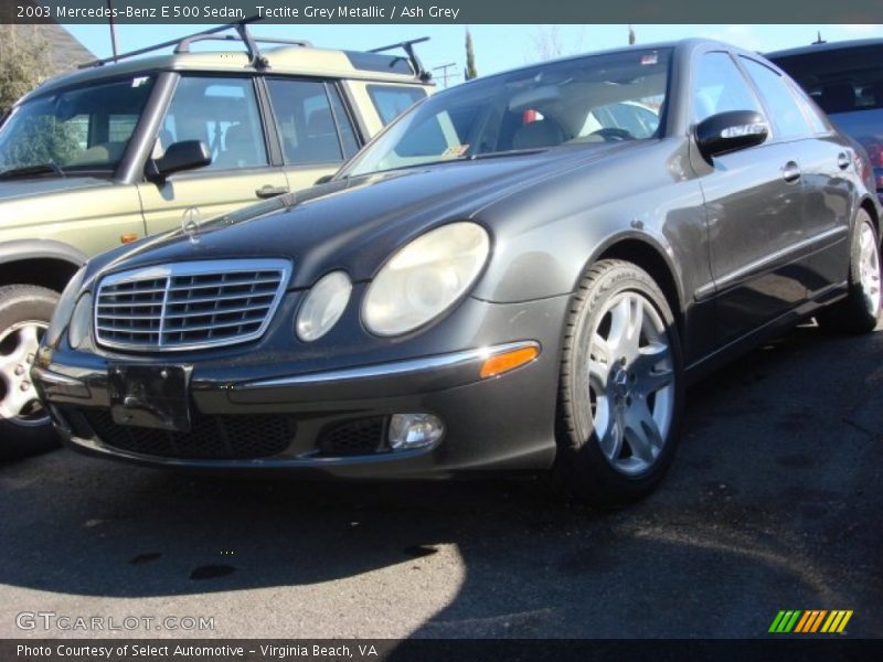 Tectite Grey Metallic / Ash Grey 2003 Mercedes-Benz E 500 Sedan