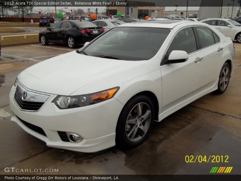 Bellanova White Pearl / Ebony 2012 Acura TSX Special Edition Sedan