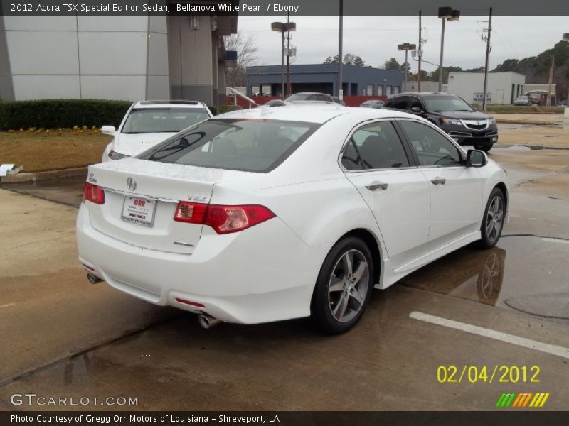 Bellanova White Pearl / Ebony 2012 Acura TSX Special Edition Sedan