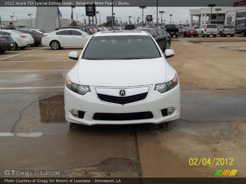 Bellanova White Pearl / Ebony 2012 Acura TSX Special Edition Sedan
