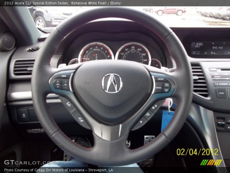 Bellanova White Pearl / Ebony 2012 Acura TSX Special Edition Sedan