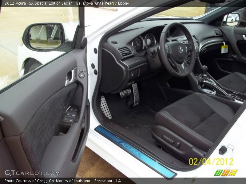 Bellanova White Pearl / Ebony 2012 Acura TSX Special Edition Sedan