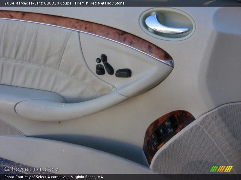 Firemist Red Metallic / Stone 2004 Mercedes-Benz CLK 320 Coupe