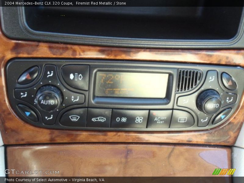 Firemist Red Metallic / Stone 2004 Mercedes-Benz CLK 320 Coupe