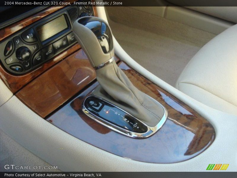 Firemist Red Metallic / Stone 2004 Mercedes-Benz CLK 320 Coupe