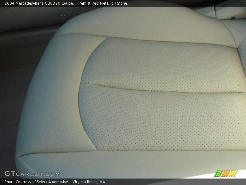 Firemist Red Metallic / Stone 2004 Mercedes-Benz CLK 320 Coupe
