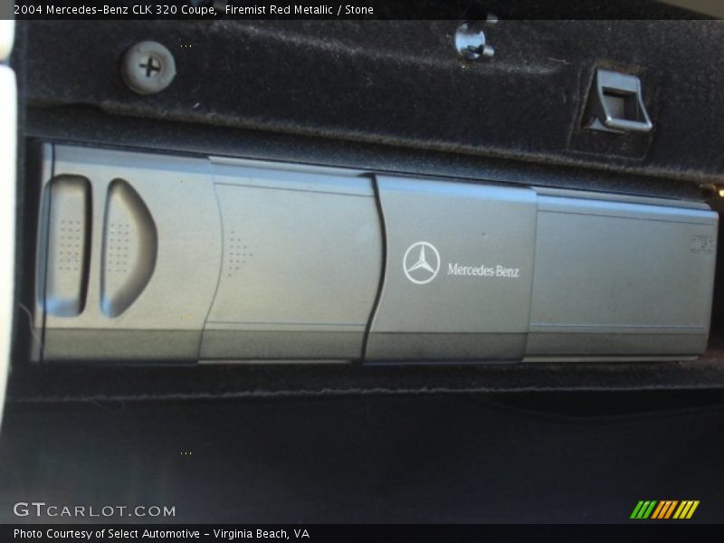 Firemist Red Metallic / Stone 2004 Mercedes-Benz CLK 320 Coupe
