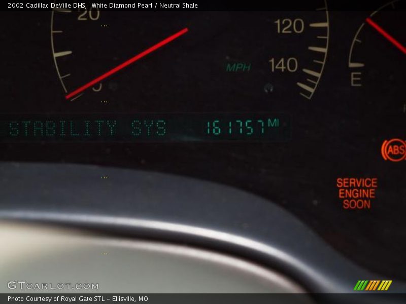 White Diamond Pearl / Neutral Shale 2002 Cadillac DeVille DHS