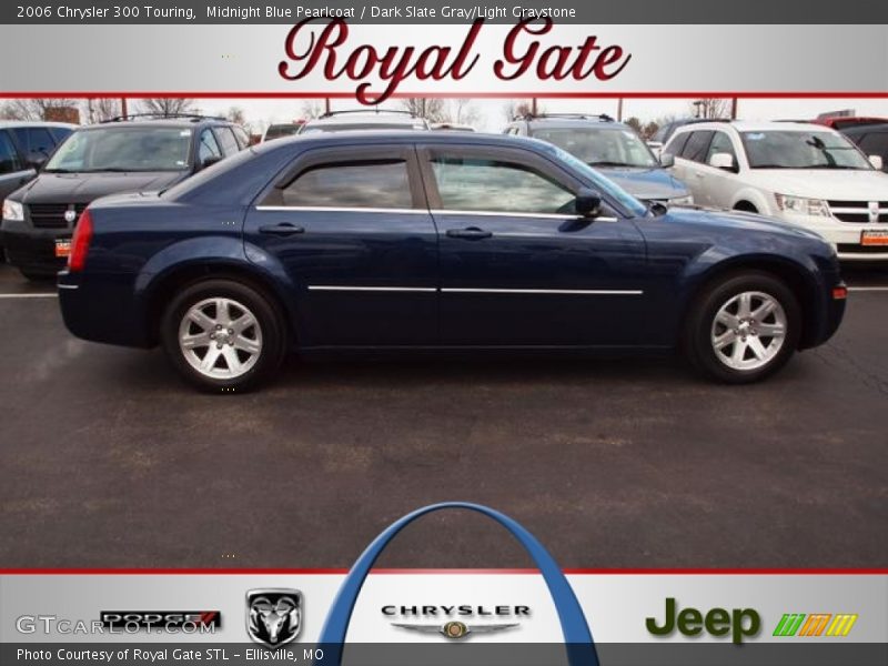 Midnight Blue Pearlcoat / Dark Slate Gray/Light Graystone 2006 Chrysler 300 Touring