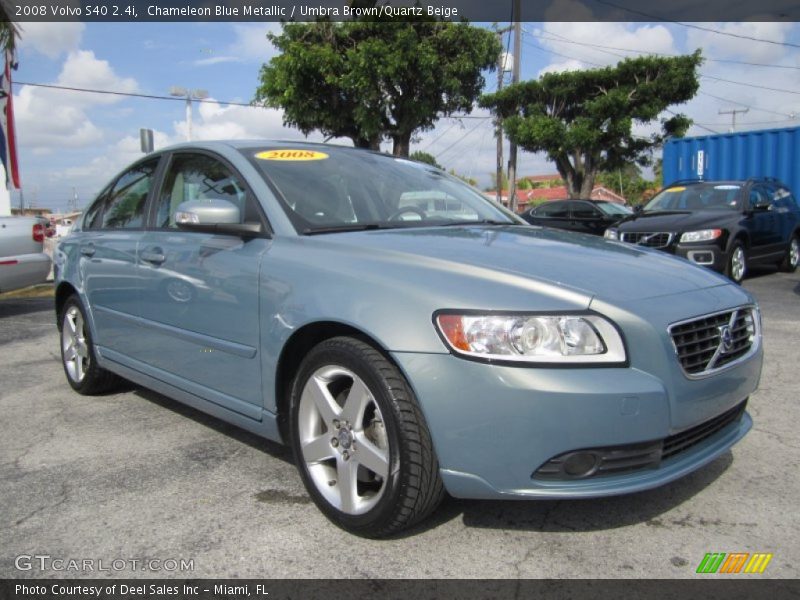 Front 3/4 View of 2008 S40 2.4i