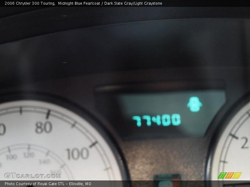 Midnight Blue Pearlcoat / Dark Slate Gray/Light Graystone 2006 Chrysler 300 Touring