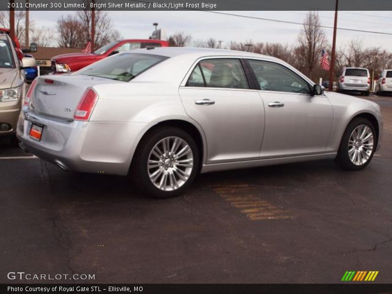 Bright Silver Metallic / Black/Light Frost Beige 2011 Chrysler 300 Limited