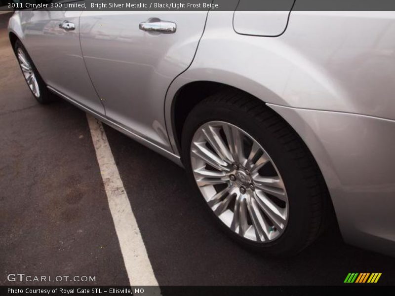 Bright Silver Metallic / Black/Light Frost Beige 2011 Chrysler 300 Limited