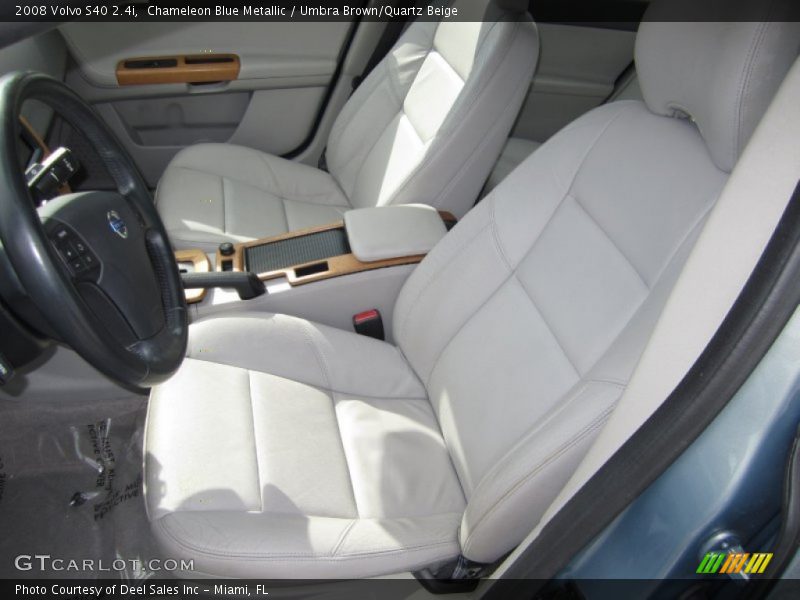  2008 S40 2.4i Umbra Brown/Quartz Beige Interior
