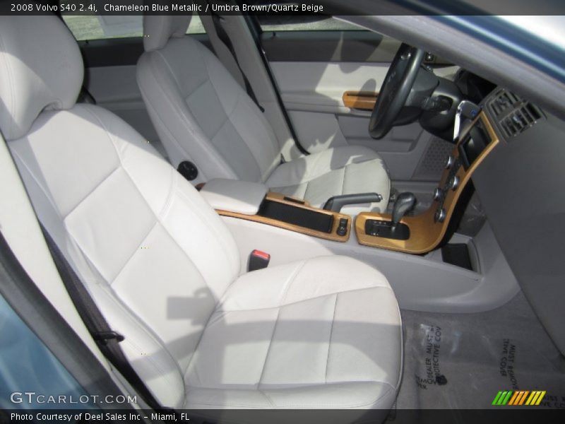  2008 S40 2.4i Umbra Brown/Quartz Beige Interior