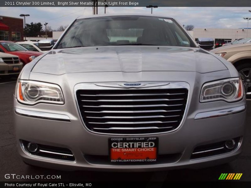 Bright Silver Metallic / Black/Light Frost Beige 2011 Chrysler 300 Limited