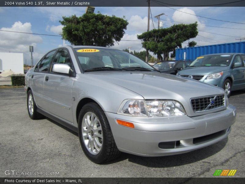 Silver Metallic / Graphite 2004 Volvo S40 1.9T