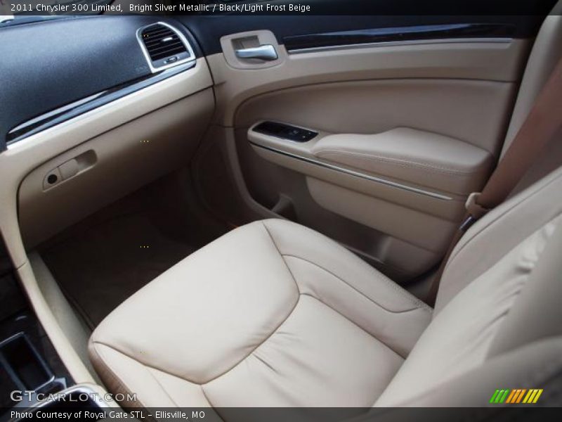Bright Silver Metallic / Black/Light Frost Beige 2011 Chrysler 300 Limited