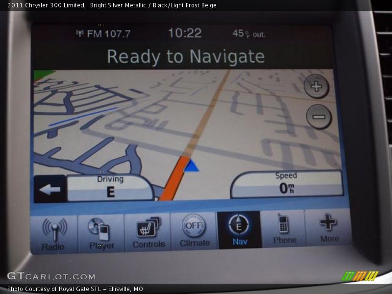 Bright Silver Metallic / Black/Light Frost Beige 2011 Chrysler 300 Limited