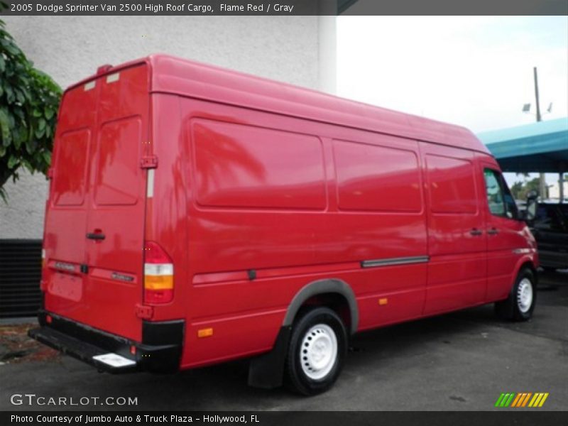  2005 Sprinter Van 2500 High Roof Cargo Flame Red