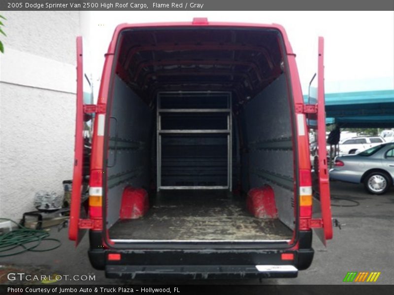Flame Red / Gray 2005 Dodge Sprinter Van 2500 High Roof Cargo