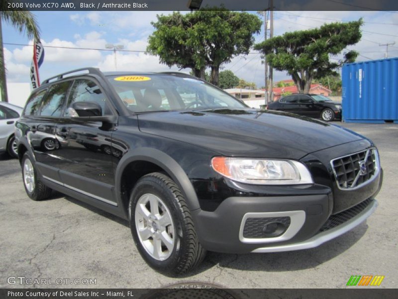 Black / Anthracite Black 2008 Volvo XC70 AWD