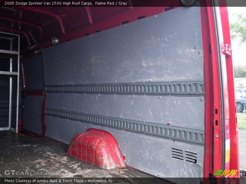 Flame Red / Gray 2005 Dodge Sprinter Van 2500 High Roof Cargo