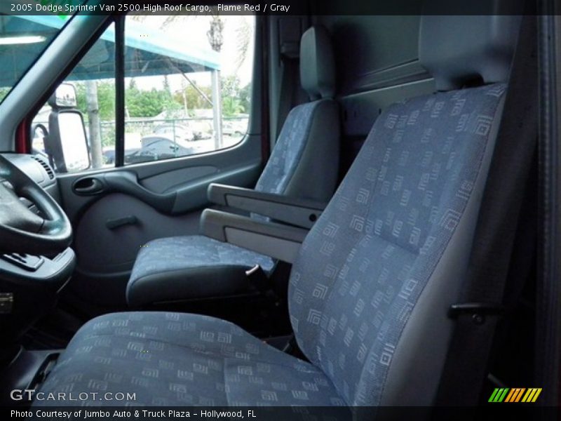 Flame Red / Gray 2005 Dodge Sprinter Van 2500 High Roof Cargo