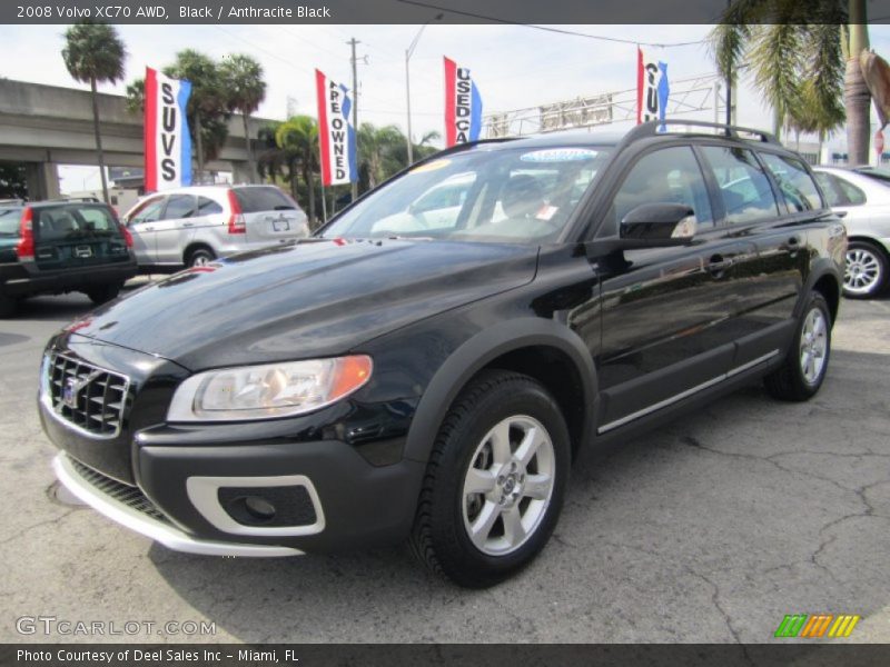 Black / Anthracite Black 2008 Volvo XC70 AWD