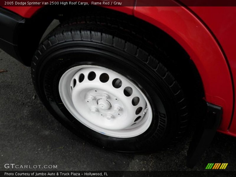 Flame Red / Gray 2005 Dodge Sprinter Van 2500 High Roof Cargo