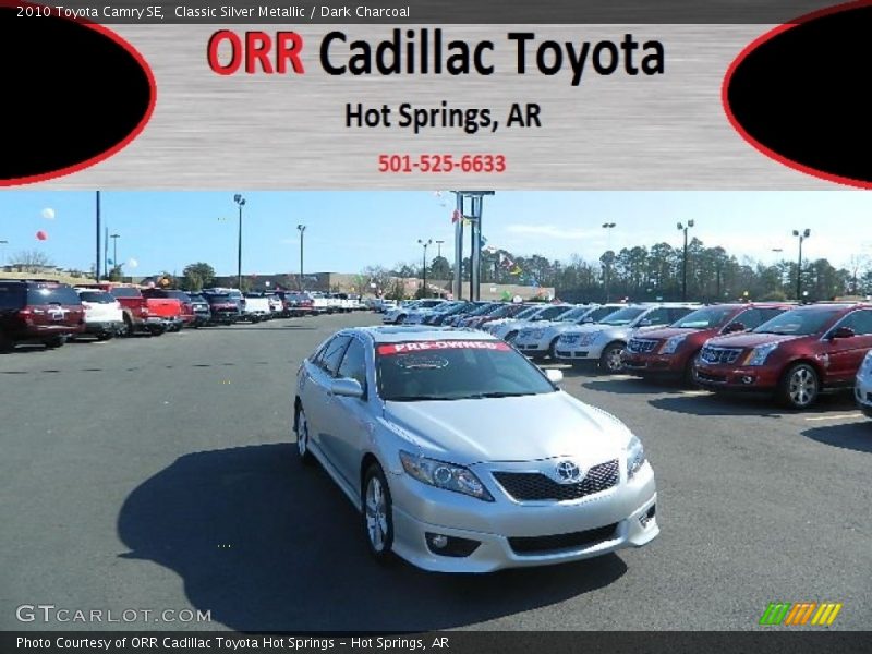 Classic Silver Metallic / Dark Charcoal 2010 Toyota Camry SE