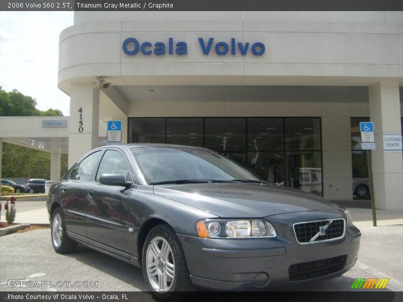 Titanium Gray Metallic / Graphite 2006 Volvo S60 2.5T