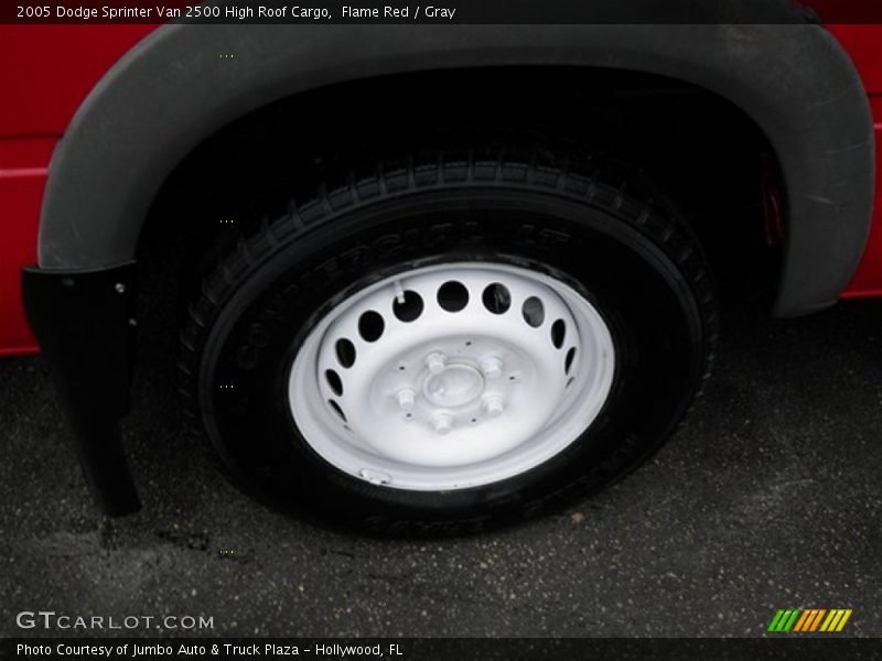Flame Red / Gray 2005 Dodge Sprinter Van 2500 High Roof Cargo