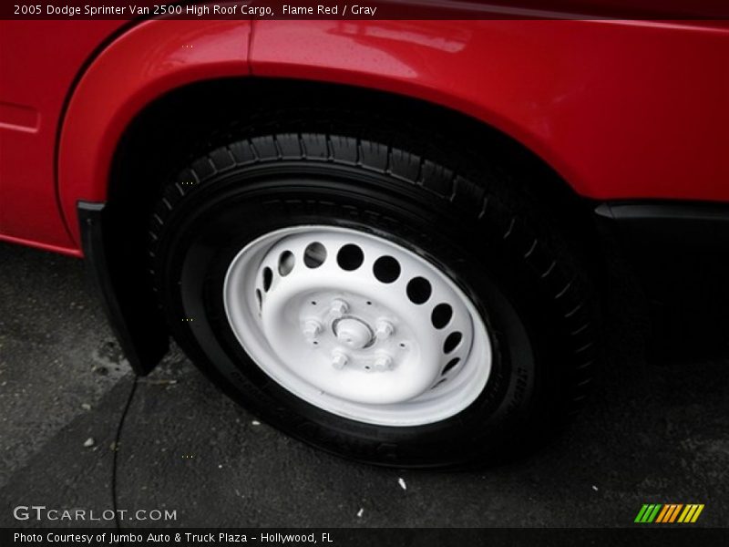 Flame Red / Gray 2005 Dodge Sprinter Van 2500 High Roof Cargo