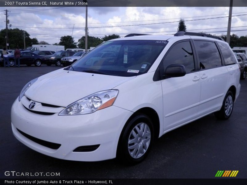 Natural White / Stone 2007 Toyota Sienna CE