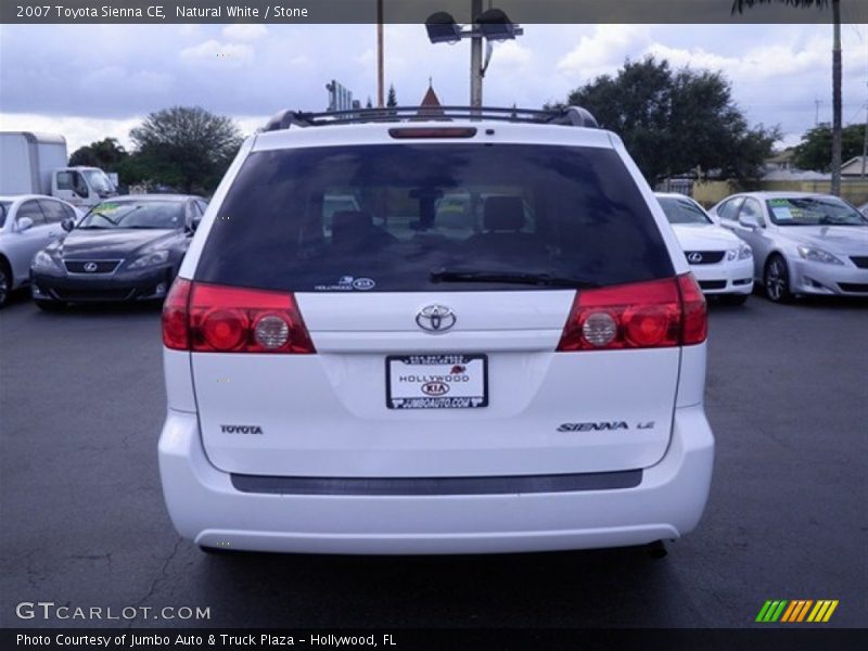 Natural White / Stone 2007 Toyota Sienna CE