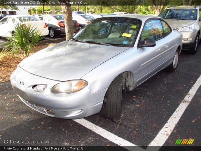 Silver Frost Metallic / Gray 1998 Ford Escort ZX2 Coupe