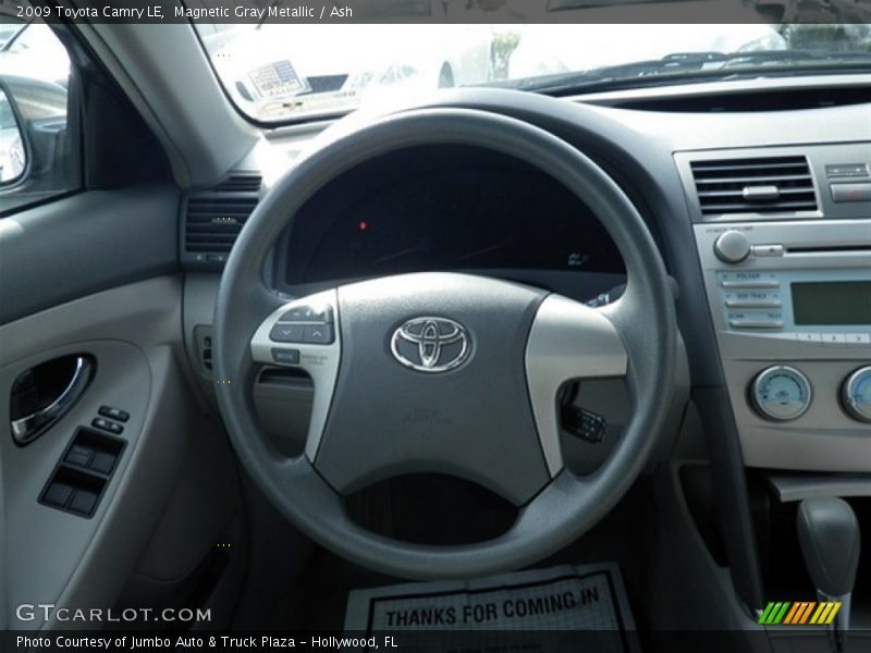 Magnetic Gray Metallic / Ash 2009 Toyota Camry LE