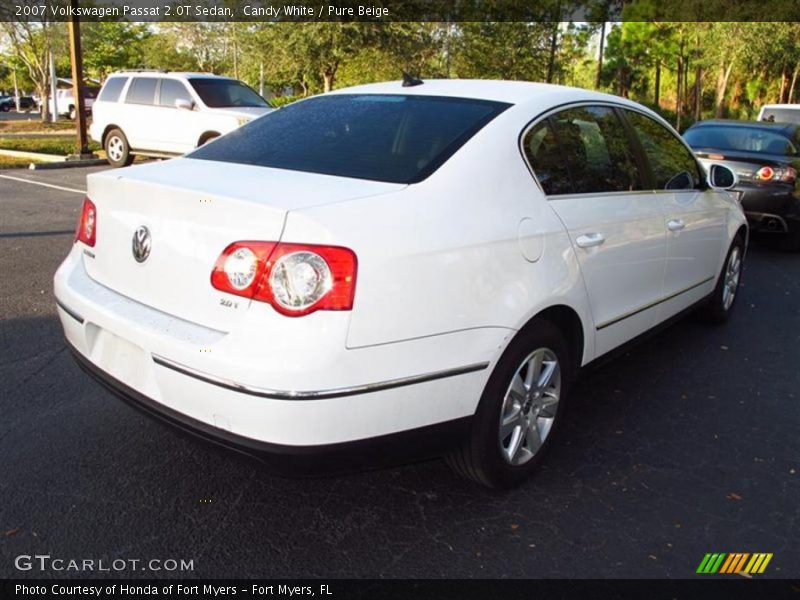 Candy White / Pure Beige 2007 Volkswagen Passat 2.0T Sedan