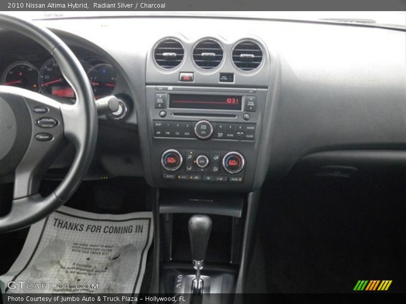 Radiant Silver / Charcoal 2010 Nissan Altima Hybrid