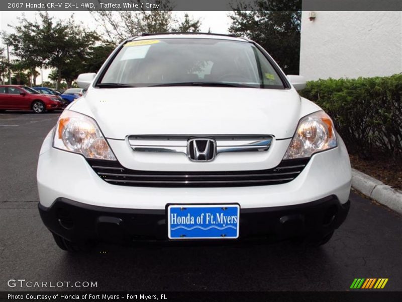 Taffeta White / Gray 2007 Honda CR-V EX-L 4WD