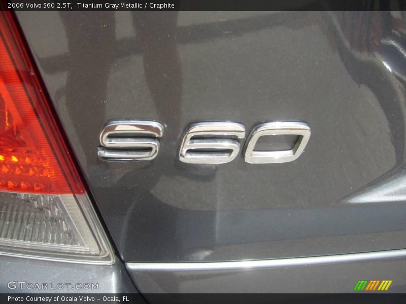 Titanium Gray Metallic / Graphite 2006 Volvo S60 2.5T