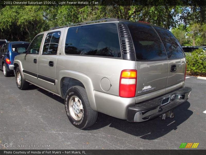 Light Pewter Metallic / Tan 2001 Chevrolet Suburban 1500 LS