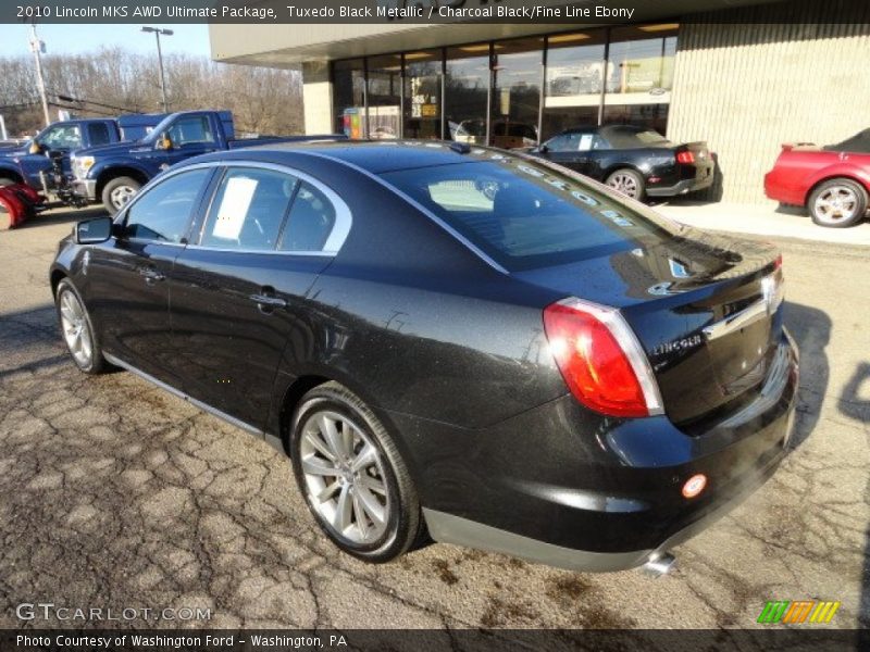 Tuxedo Black Metallic / Charcoal Black/Fine Line Ebony 2010 Lincoln MKS AWD Ultimate Package