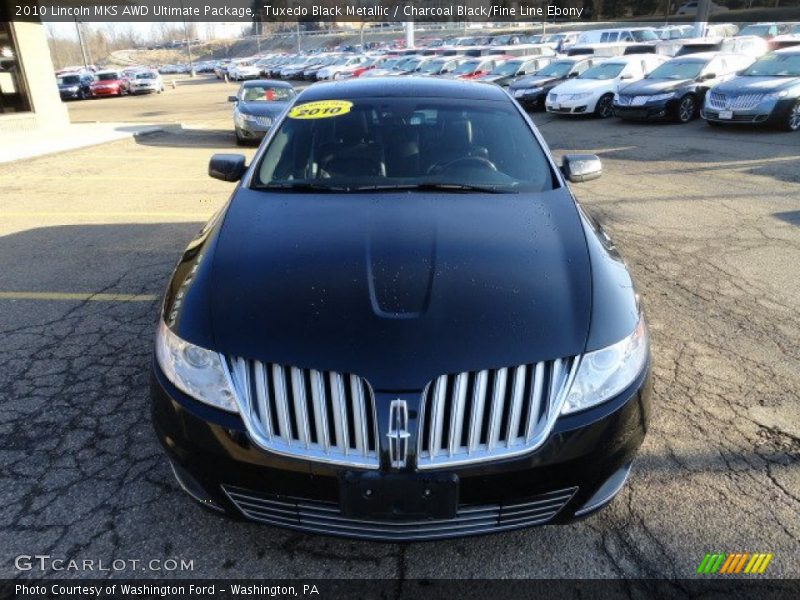 Tuxedo Black Metallic / Charcoal Black/Fine Line Ebony 2010 Lincoln MKS AWD Ultimate Package